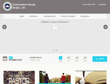 Tablet Screenshot of overcomershouse.org